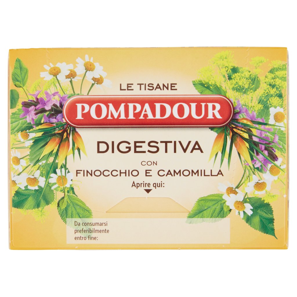 Pompadour Le Tisane Digestiva con Rooibos, Anice e Finocchio, 15 Bustine