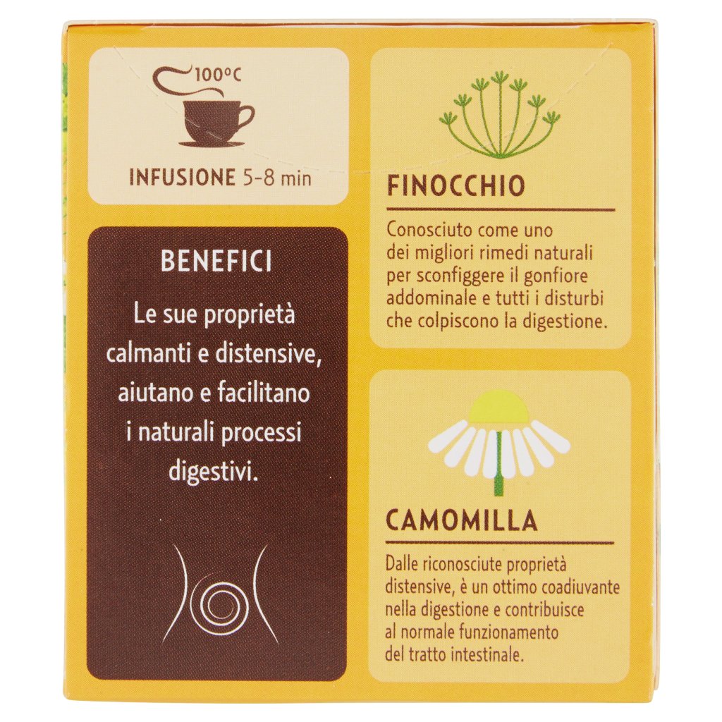 Pompadour Le Tisane Digestiva con Rooibos, Anice e Finocchio, 15 Bustine