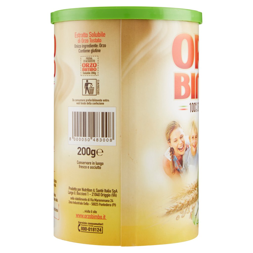 Orzo Bimbo Solubile 100% Orzo Italiano, 200g