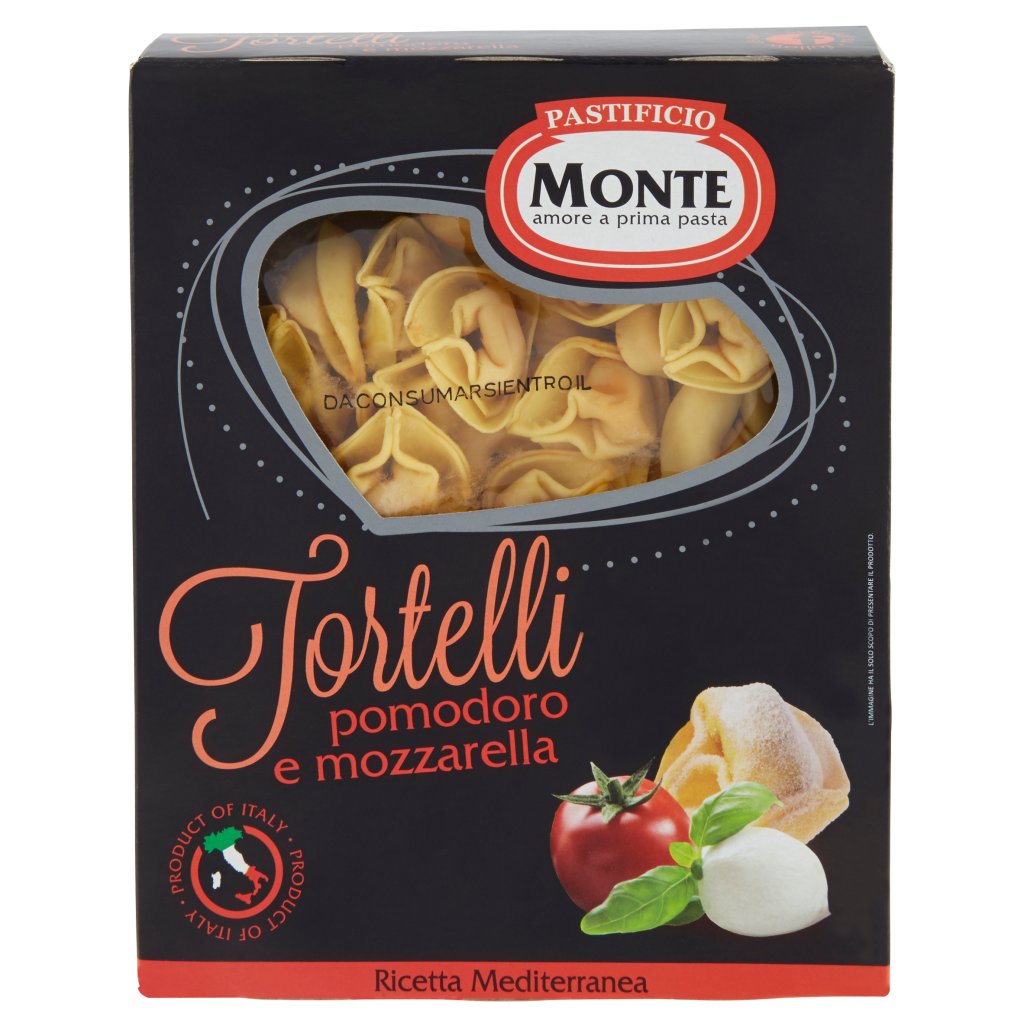 Pastificio Monte Tortelli Pomodoro e Mozzarella
