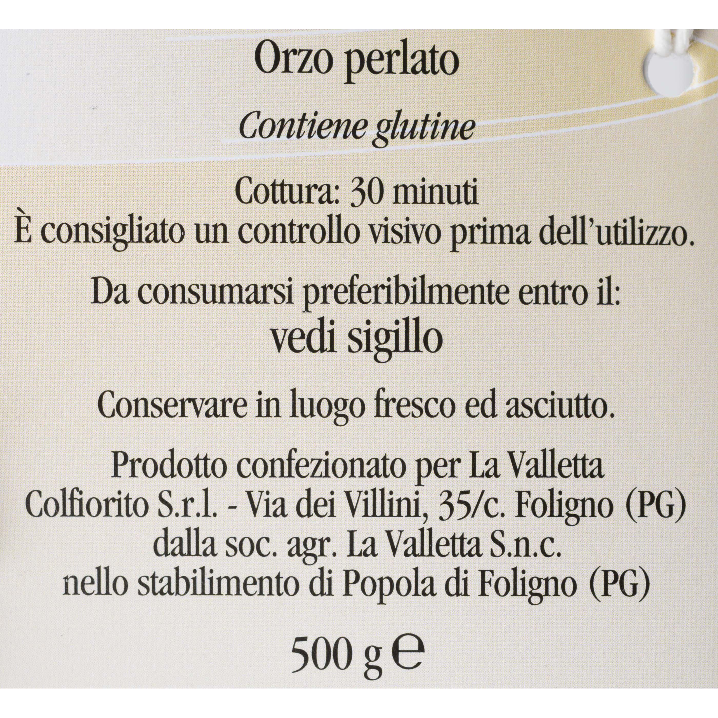 La Valletta Orzo Perlato 500g