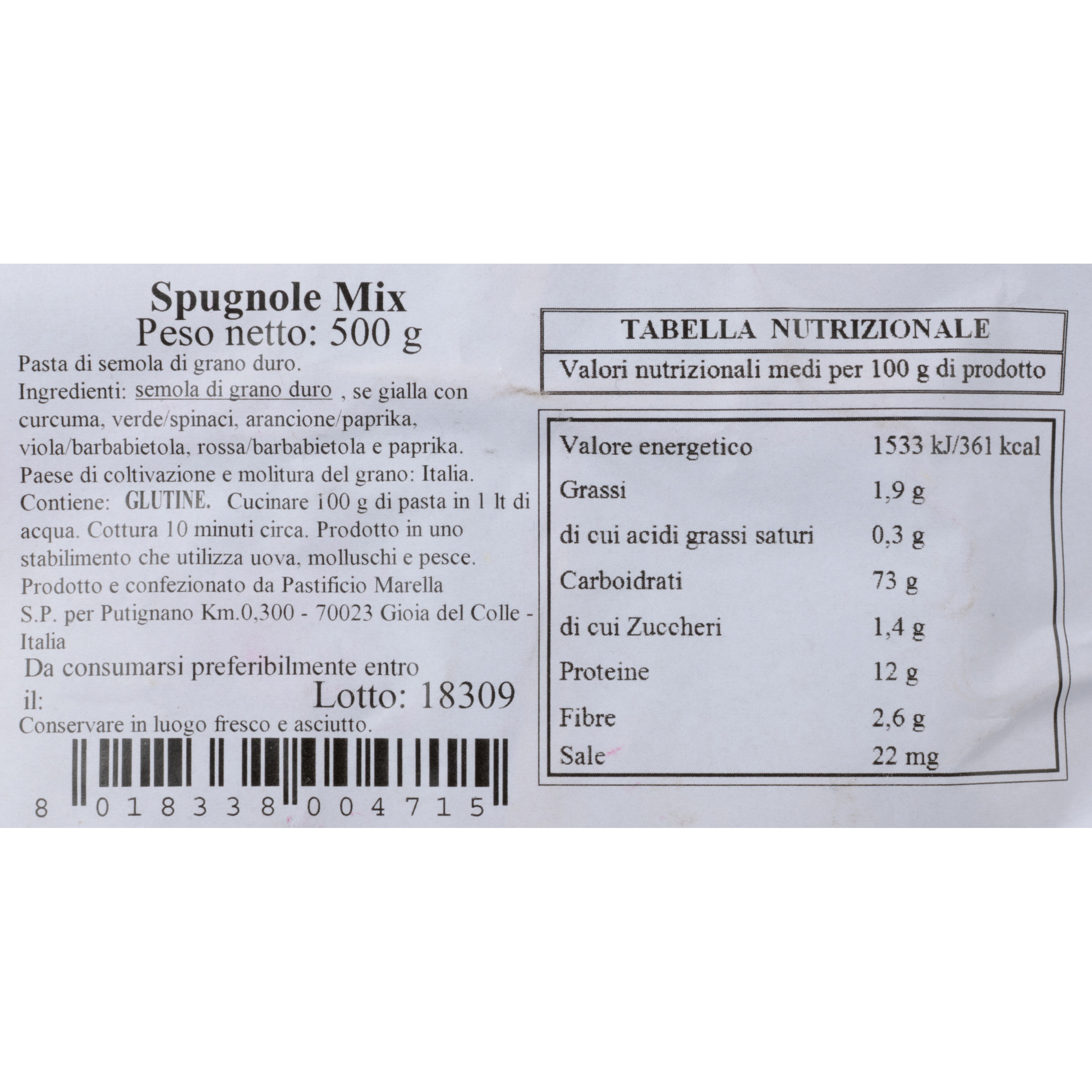 Marella Spugnole Mix 500g