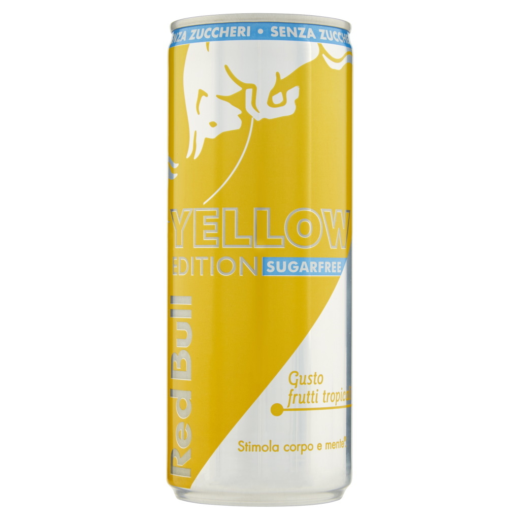 Red Bull Energy Drink senza Zuccheri Gusto Frutti Tropicali