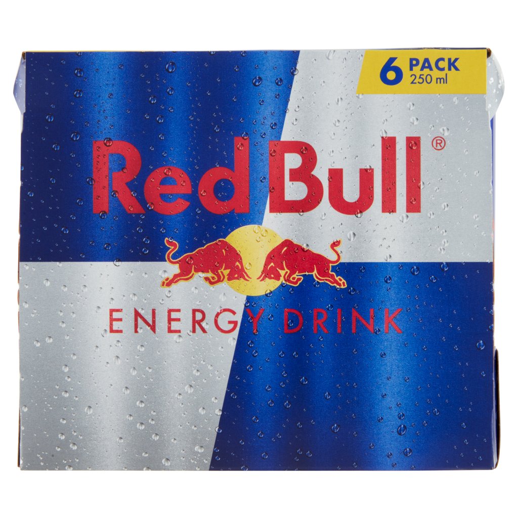 Red Bull Energy Drink, 250 Ml (6 Lattine)