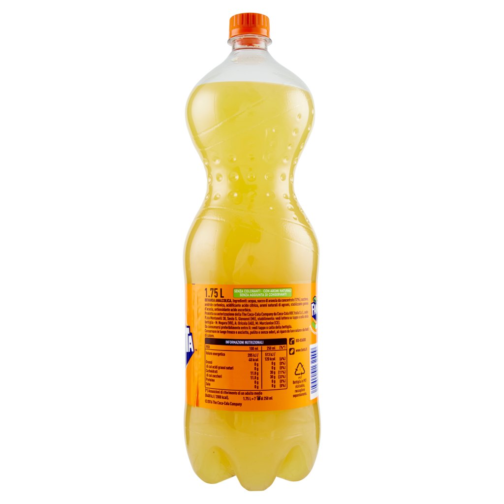 Fanta Orange Original, Bibita Gassata 1,75l (Pet)
