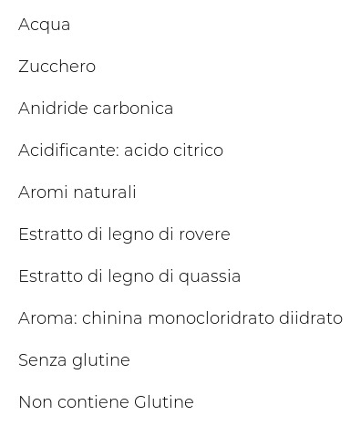 Sanpellegrino Bibite Gassate, Tonica Rovere  (Vetro)