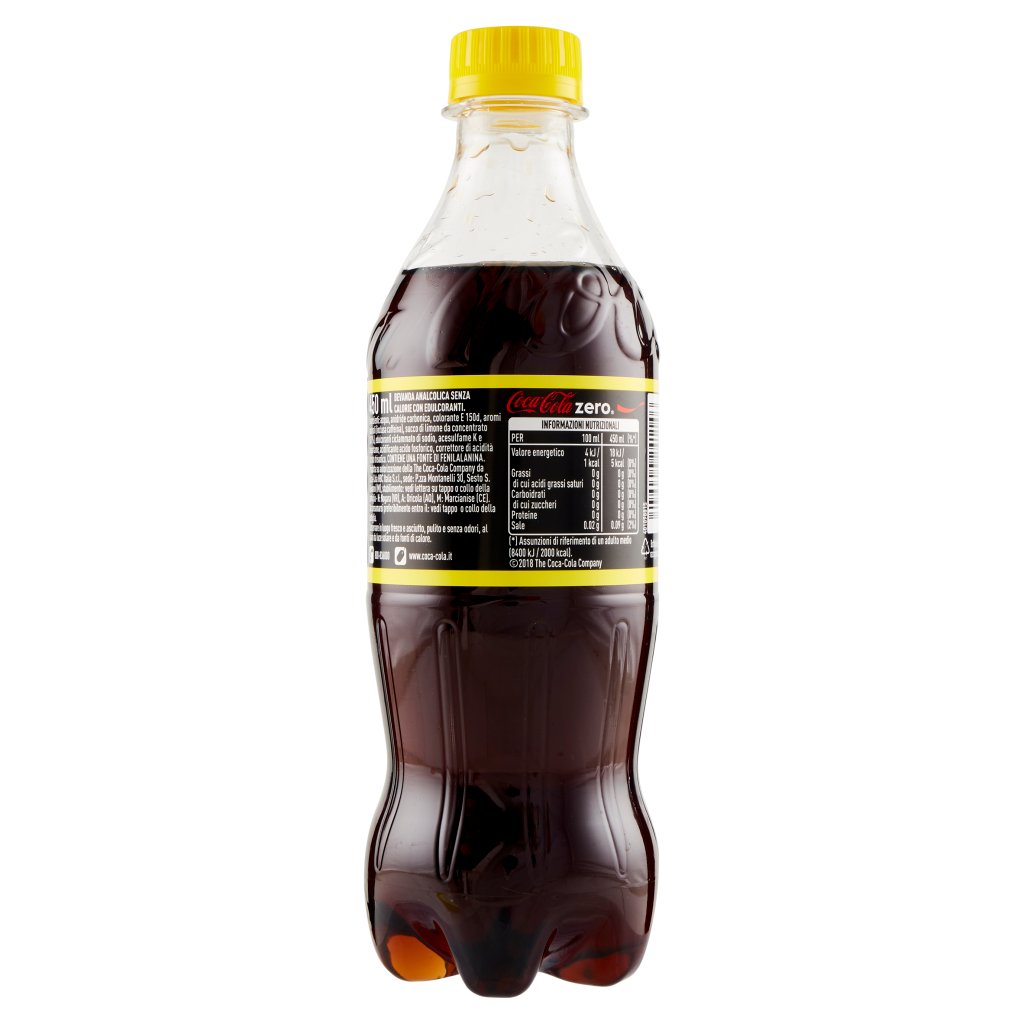 Coca Cola Zero Lemon Zuccheri Gusto Limone  (Pet)