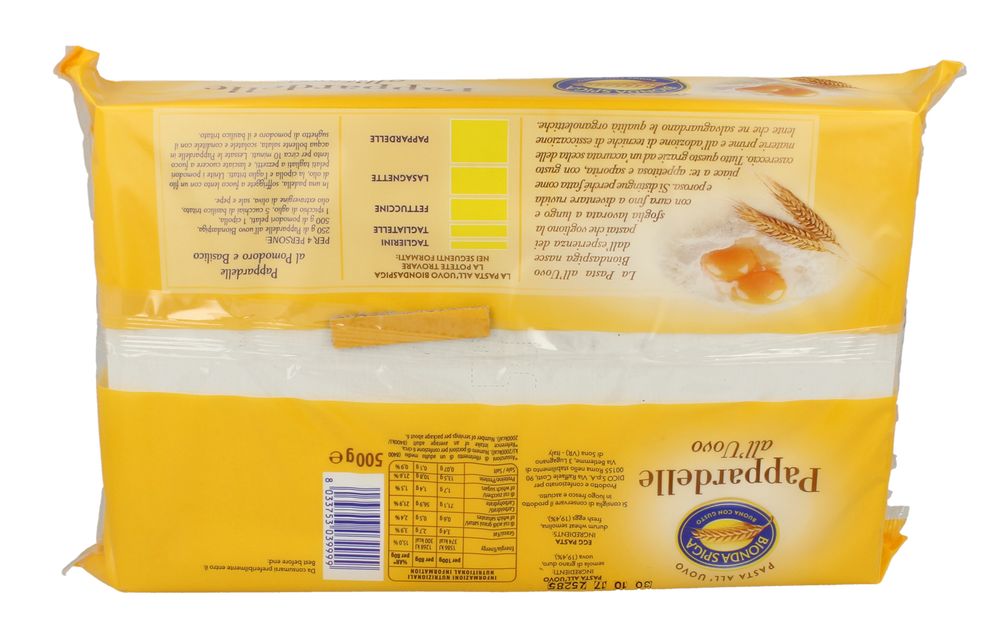 Pasta Secca Uovo Pappardelle Bionda Spiga 500 g