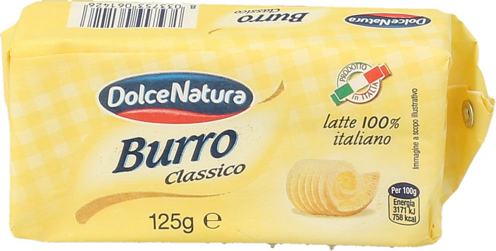 Dolce Natura Burro 100% Latte Italiano Dolce Natura 125 g