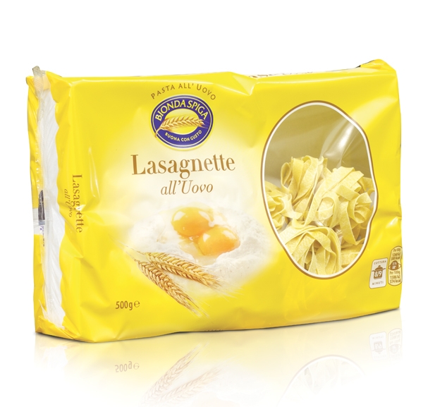 Pasta Secca Uovo Lasagnette Bionda Spiga 500 g