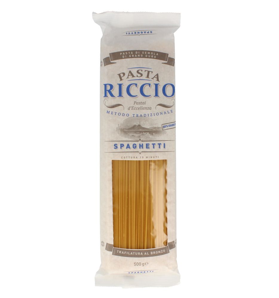 Pasta di Semola di Grano Duro Spaghetti Riccio 500 g