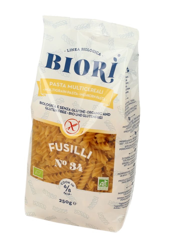Pasta 4 Cereali Bio Fusilli 250 g