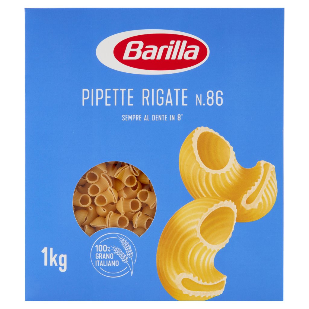 Barilla Pipette Rigate N°86 1kg