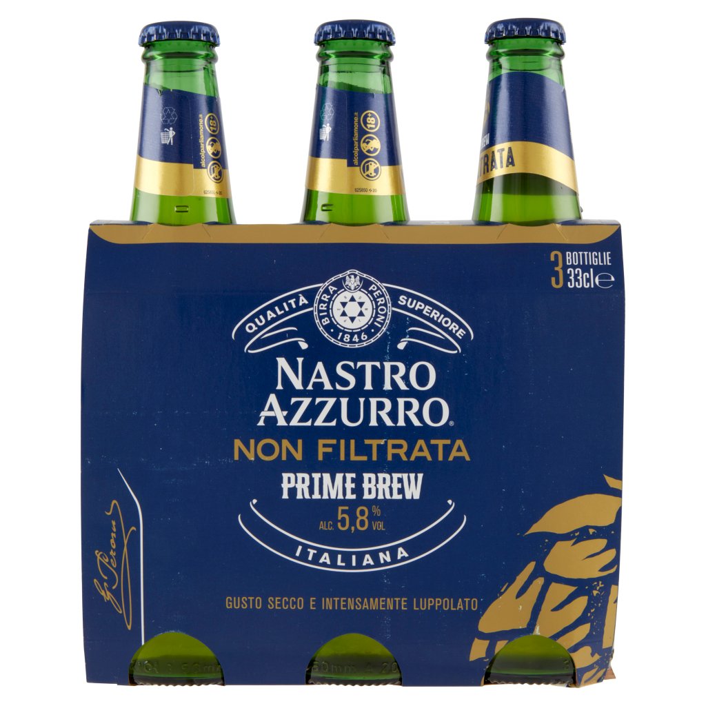 Nastro Azzurro Prime Brew Non Filtrata
