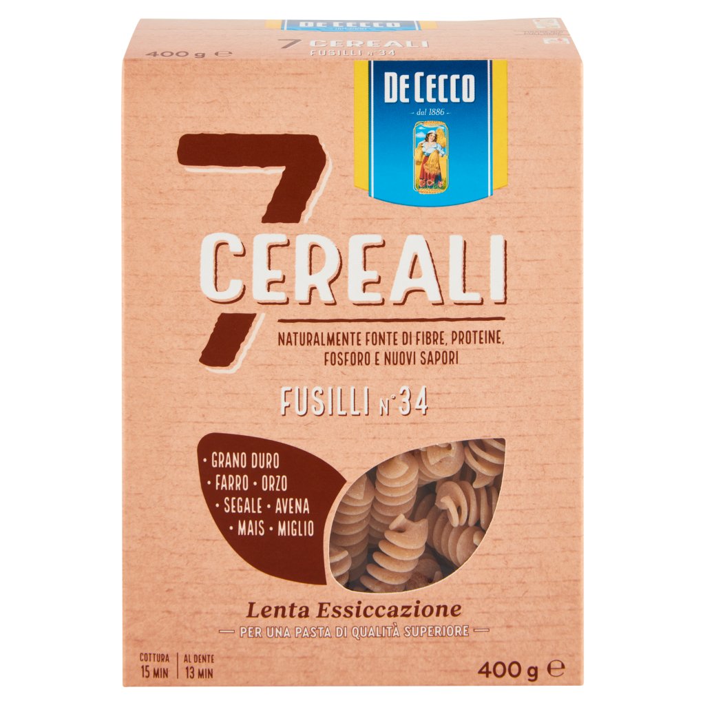 De Cecco 7 Cereali Fusilli N°34
