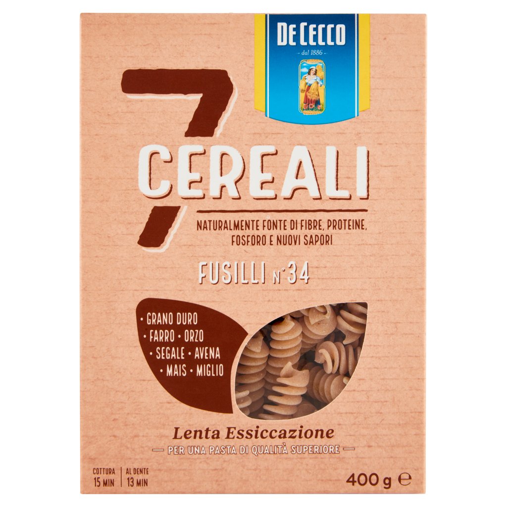 De Cecco 7 Cereali Fusilli N°34