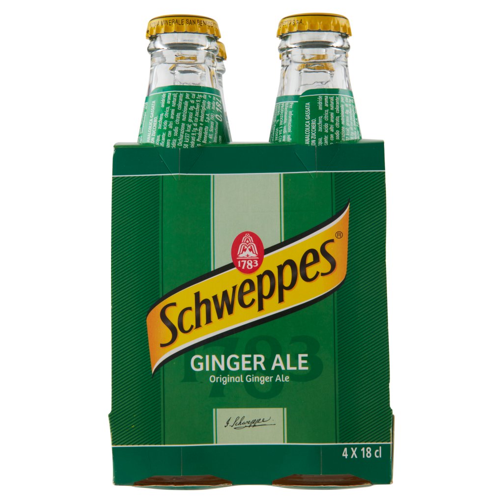 Schweppes Ginger Ale 0,18 l Ow x 4