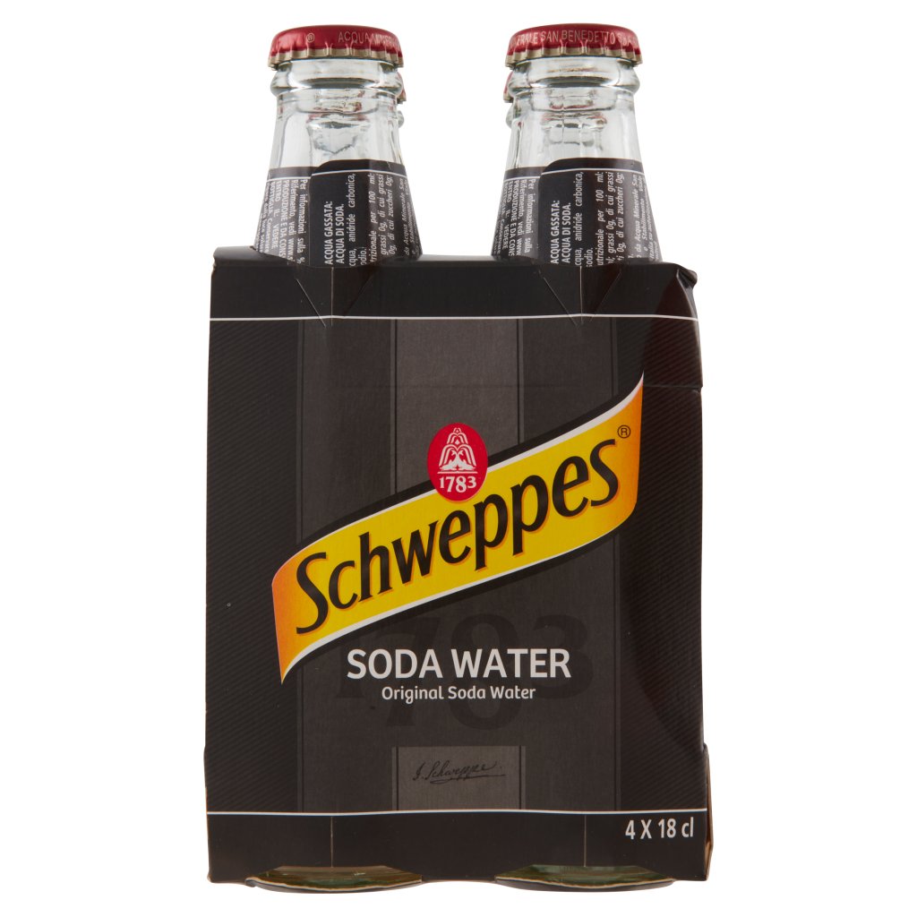 Schweppes Soda 0,18 l Ow  x 4