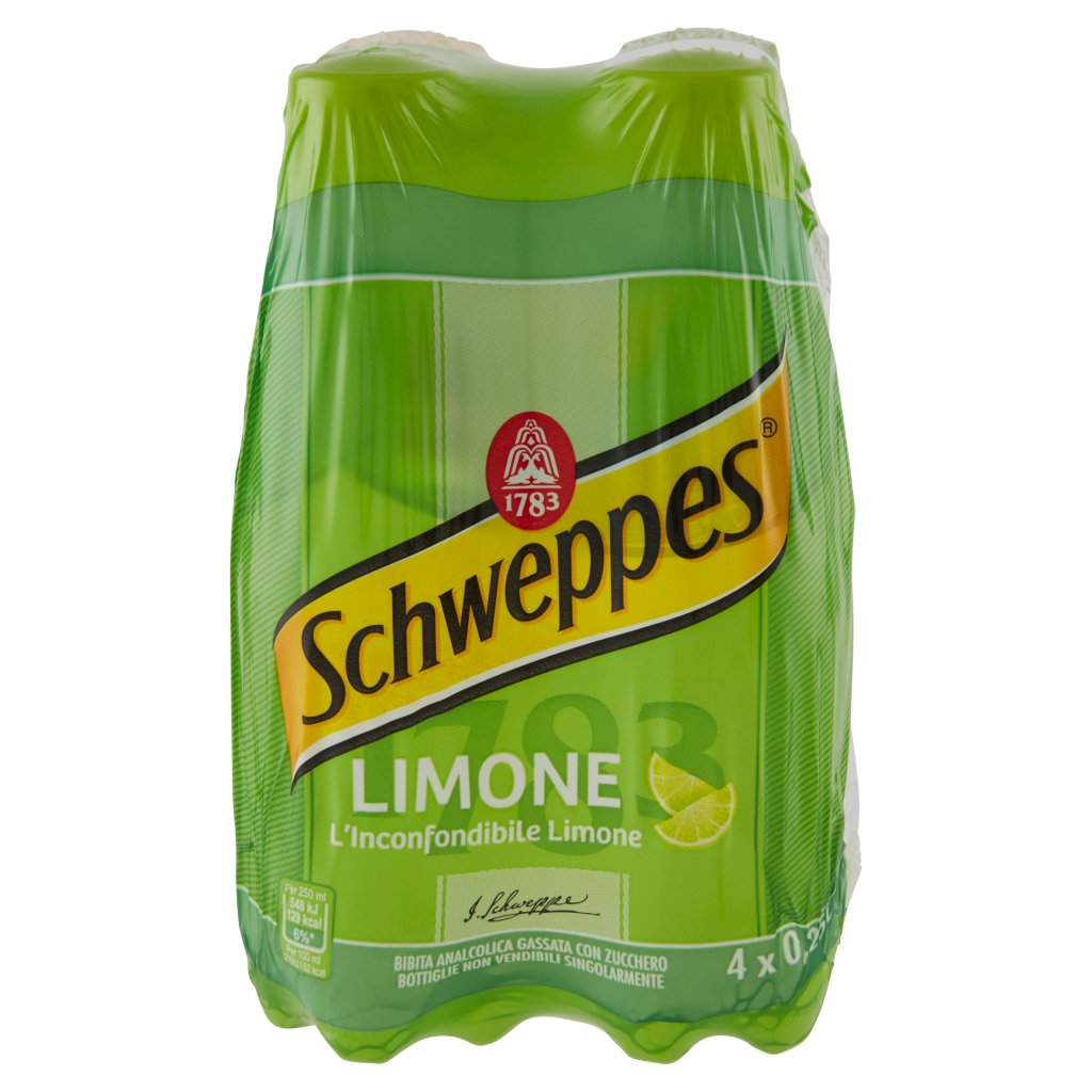Schweppes Limone 0,25 l Pet x 4