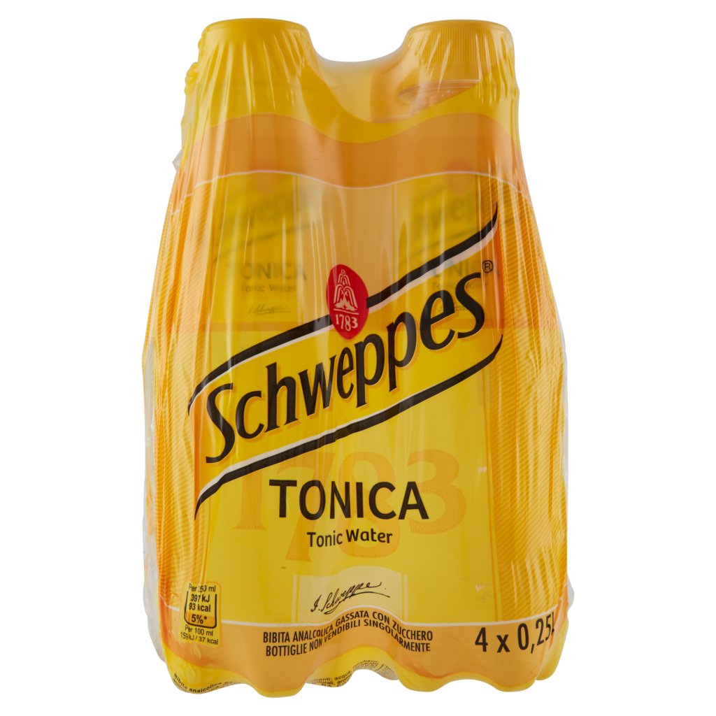 Schweppes Tonica 0,25 l Pet x 4