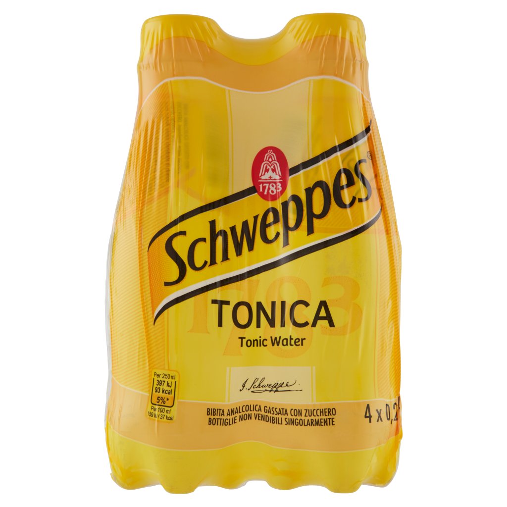 Schweppes Tonica 0,25 l Pet x 4