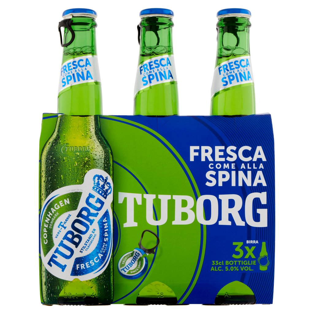 Tuborg Birra Fresca Comeallaspina 3x 33 Cl
