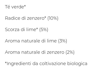 Clipper Te Verde Lime e Zenzero Biologico Fairtrade 20 Filtri