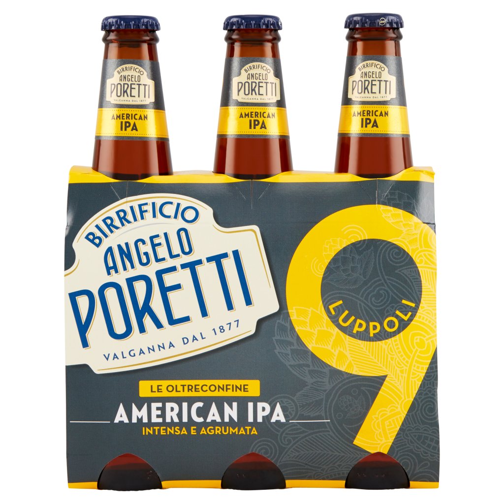Birrificio Angelo Poretti Birra 9 Luppoli American Ipa 3x 33 Cl