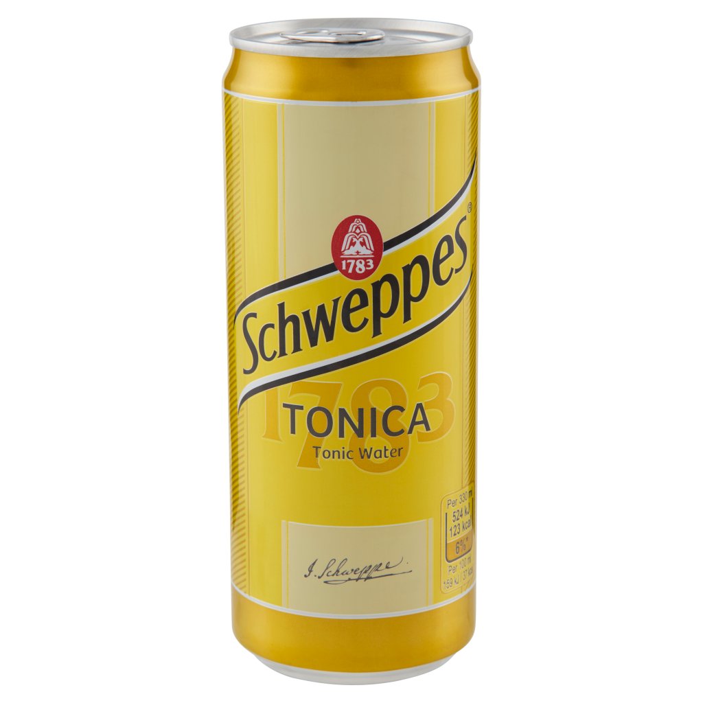 Schweppes Tonica 0,33 l Lattina Sleek