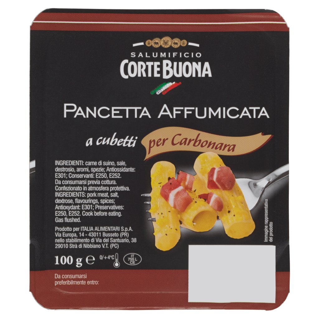 Corte Buona Pancetta Affumicata a Cubetti