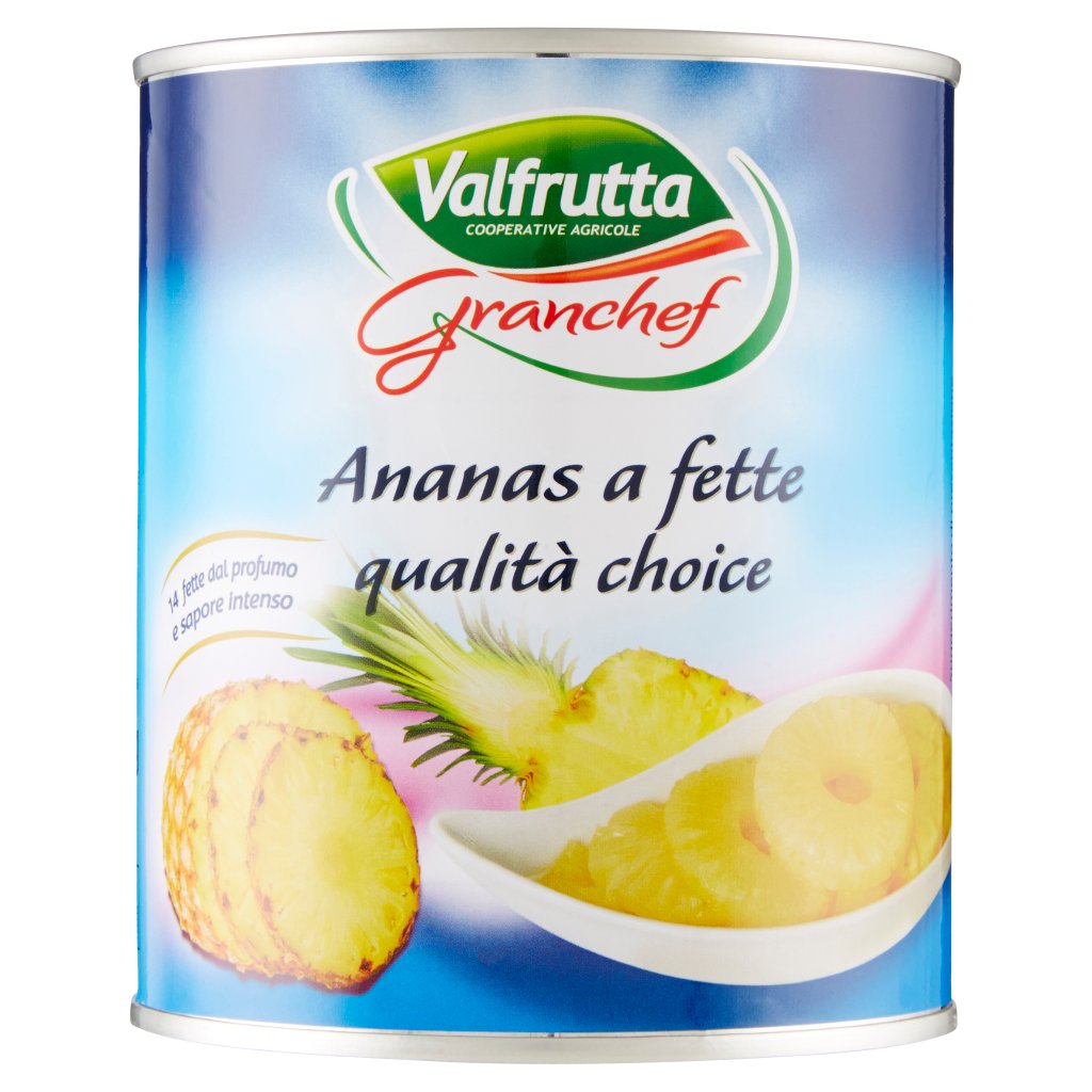 Valfrutta Granchef Ananas a Fette Qualità Choice