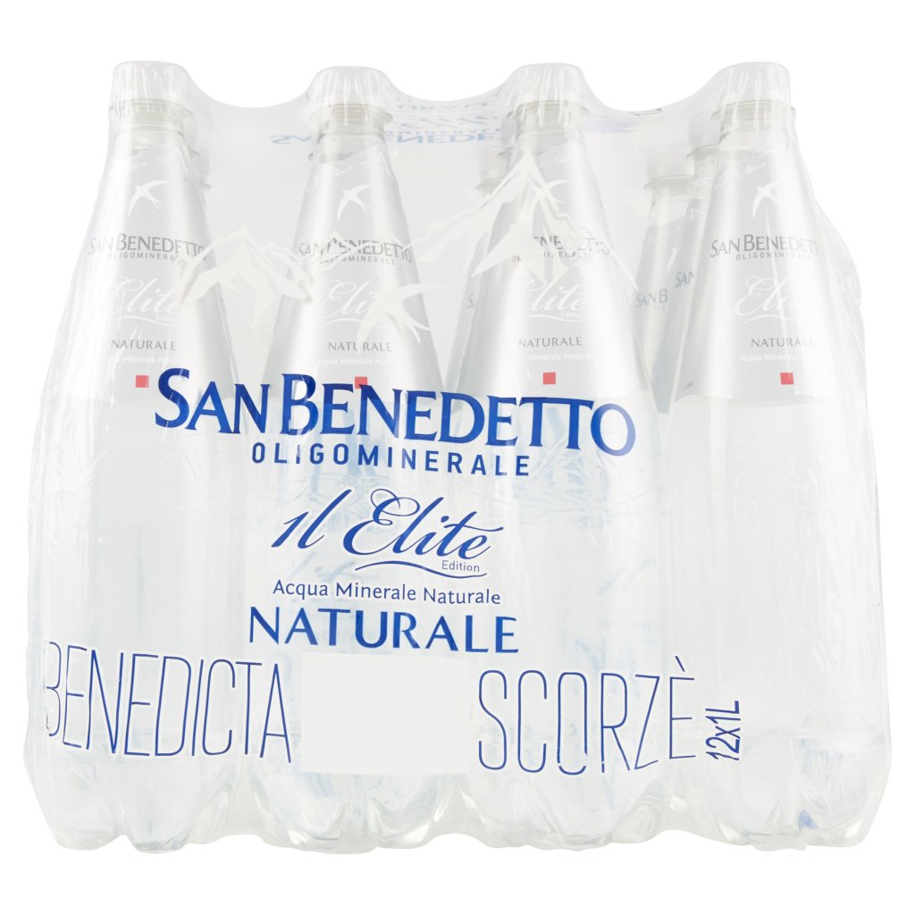 San Benedetto Acqua Minerale Benedicta Elite Naturale 12 x 1l
