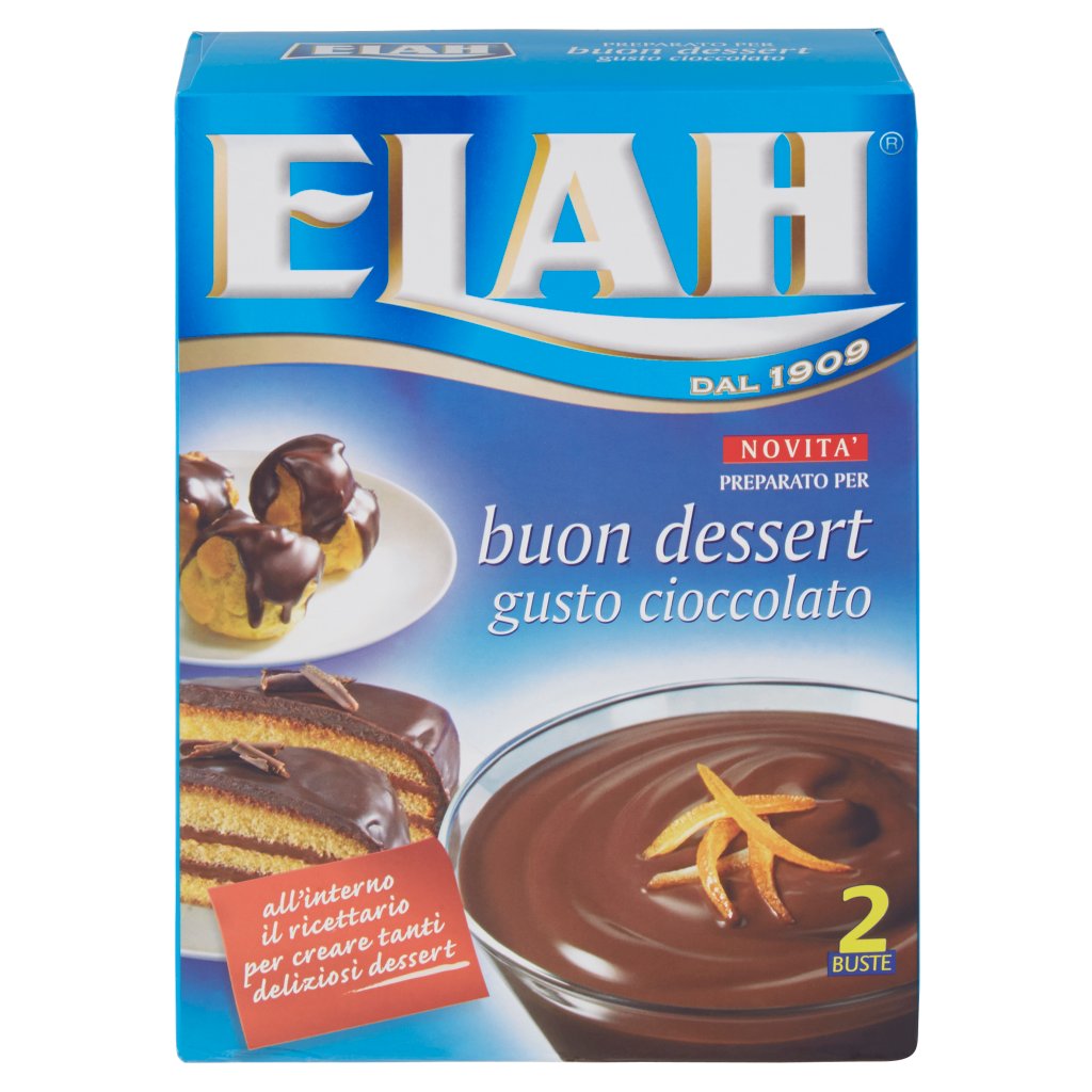 Elah Preparato per Buon Dessert Gusto Cioccolato