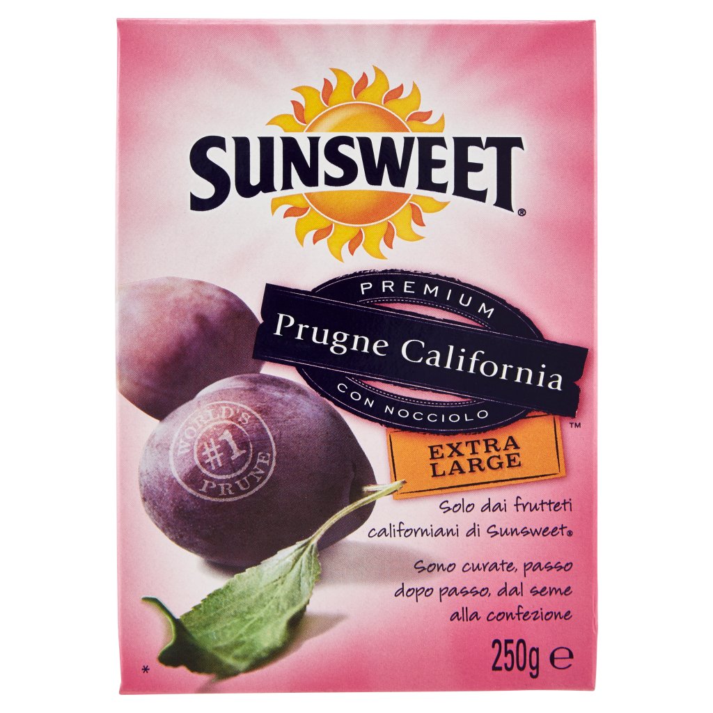 Sunsweet Prugne California Premium con Nocciolo Extra Large Scatola