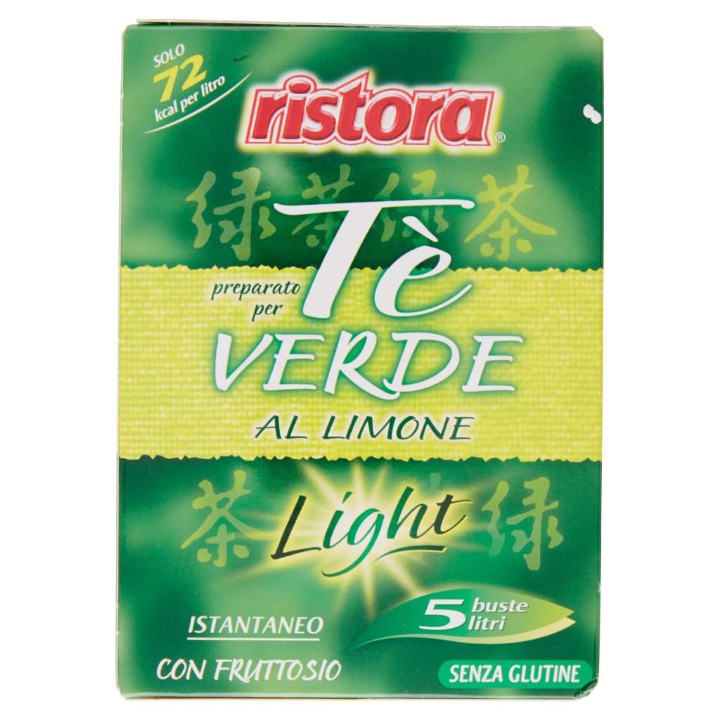Ristora Preparato per Tè Verde al Limone Light Istantaneo 5 x 20 g