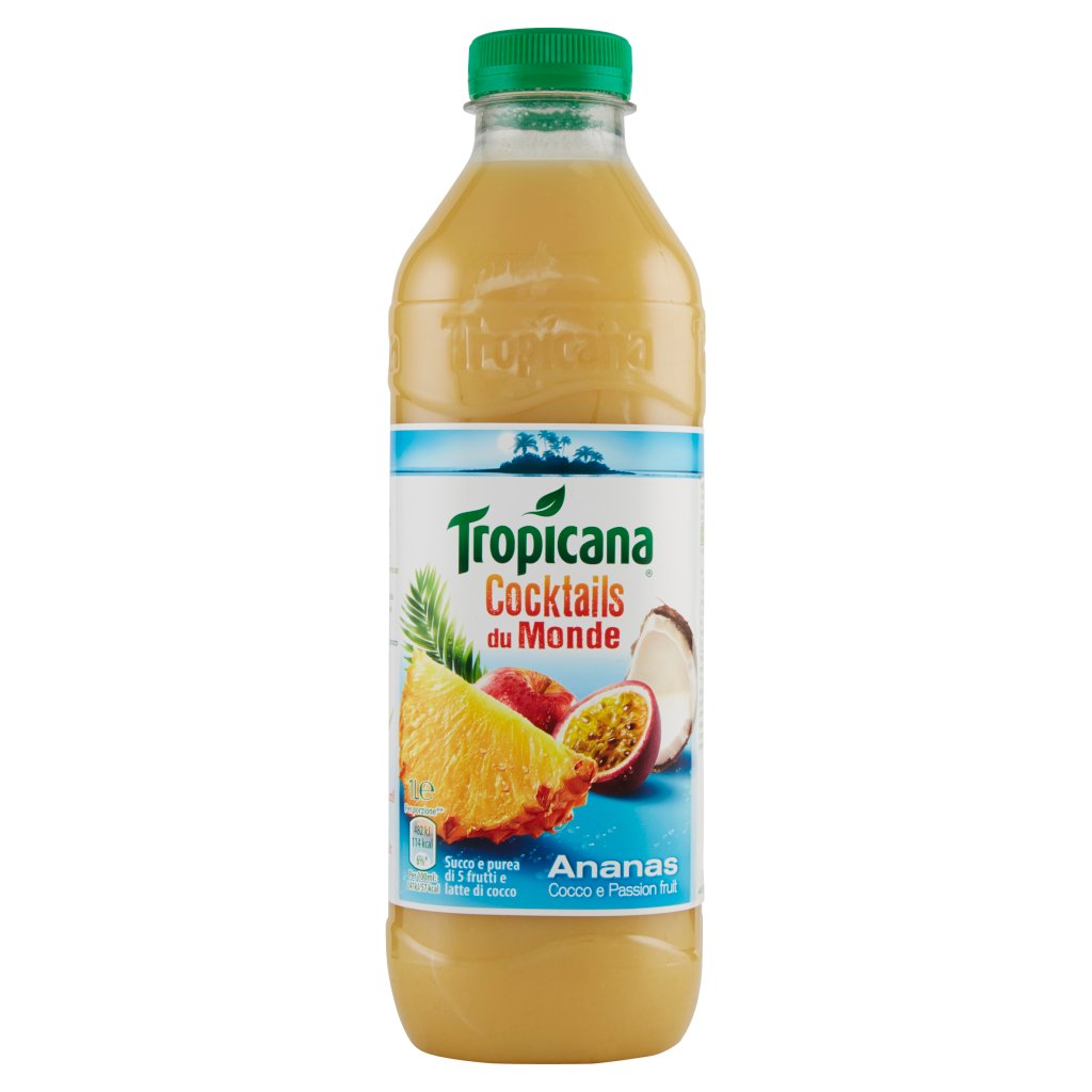 Tropicana Cocktails Du Monde Ananas Cocco e Passion Fruit