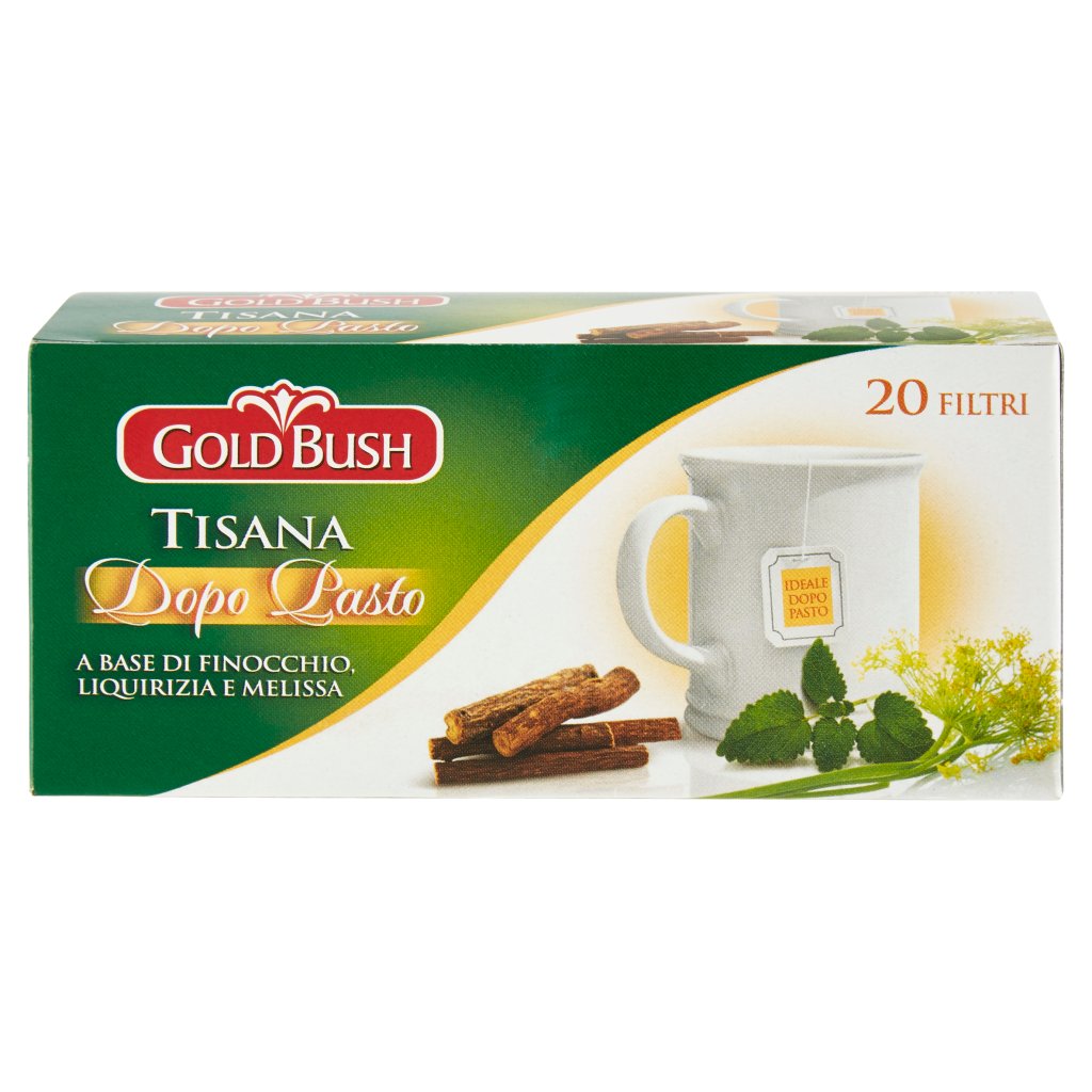 Gold Bush Tisana Dopo Pasto 20 Filtri 40 g