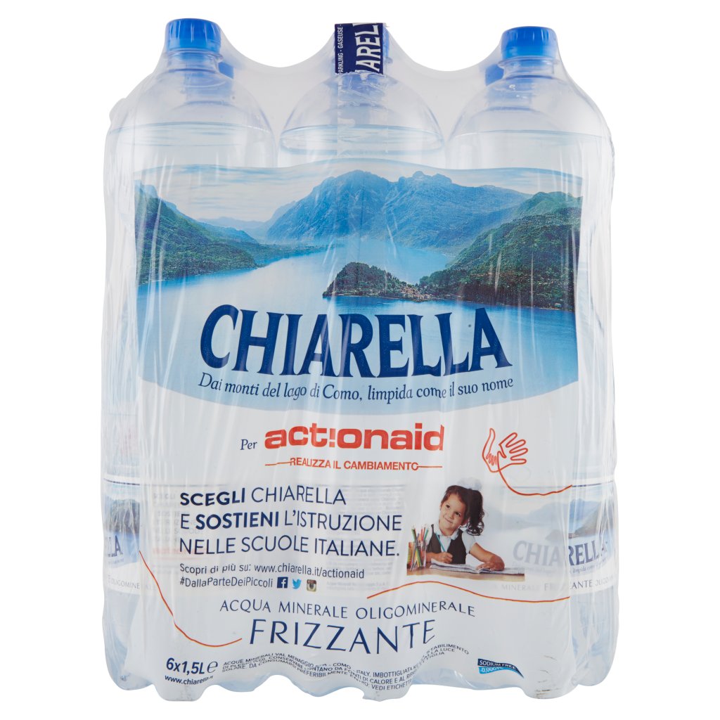 Chiarella Acqua Minerale Oligominerale Frizzante 6 x 1,5 l