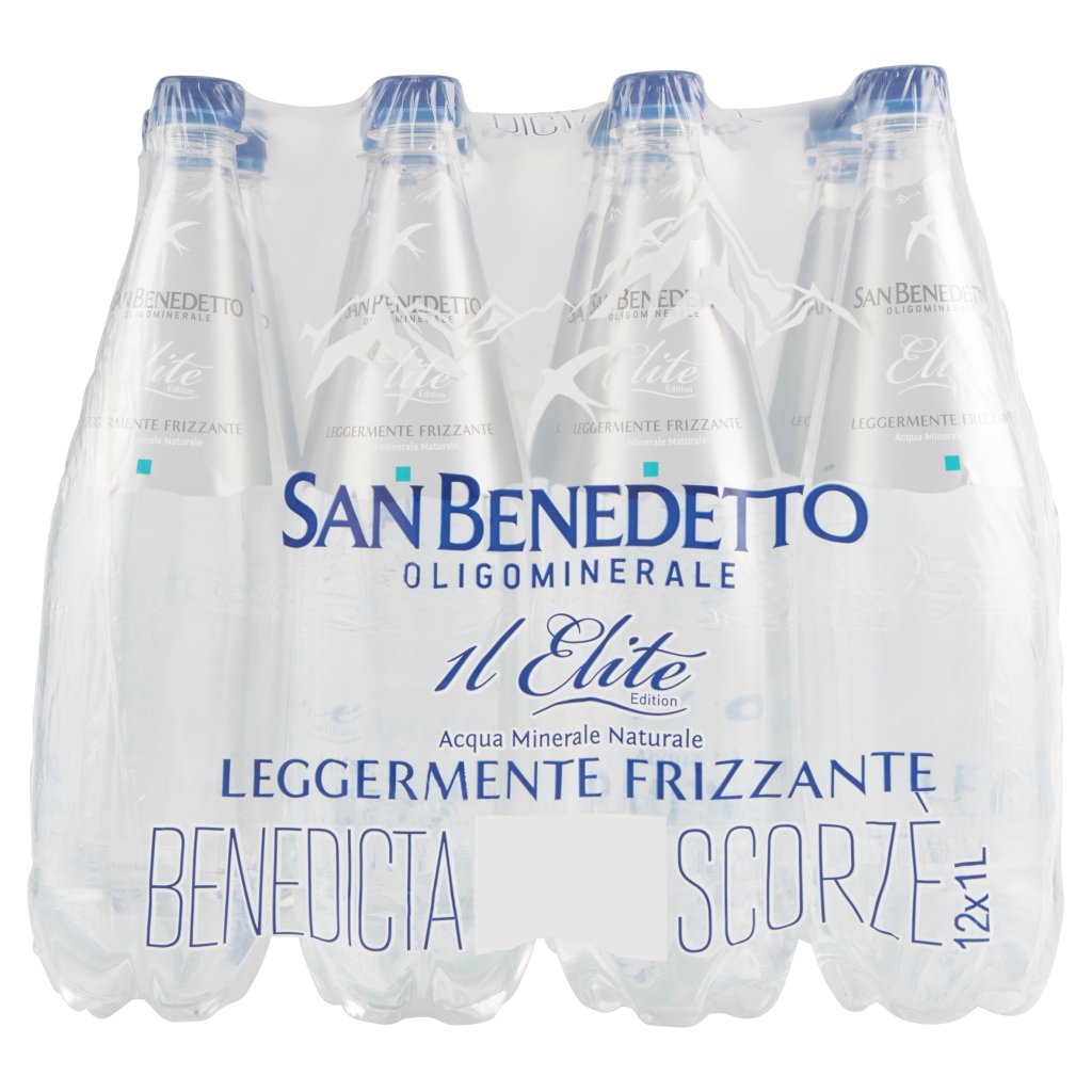 San Benedetto Acqua Minerale Benedicta Elite Leggermente Frizzante 12 x 1l
