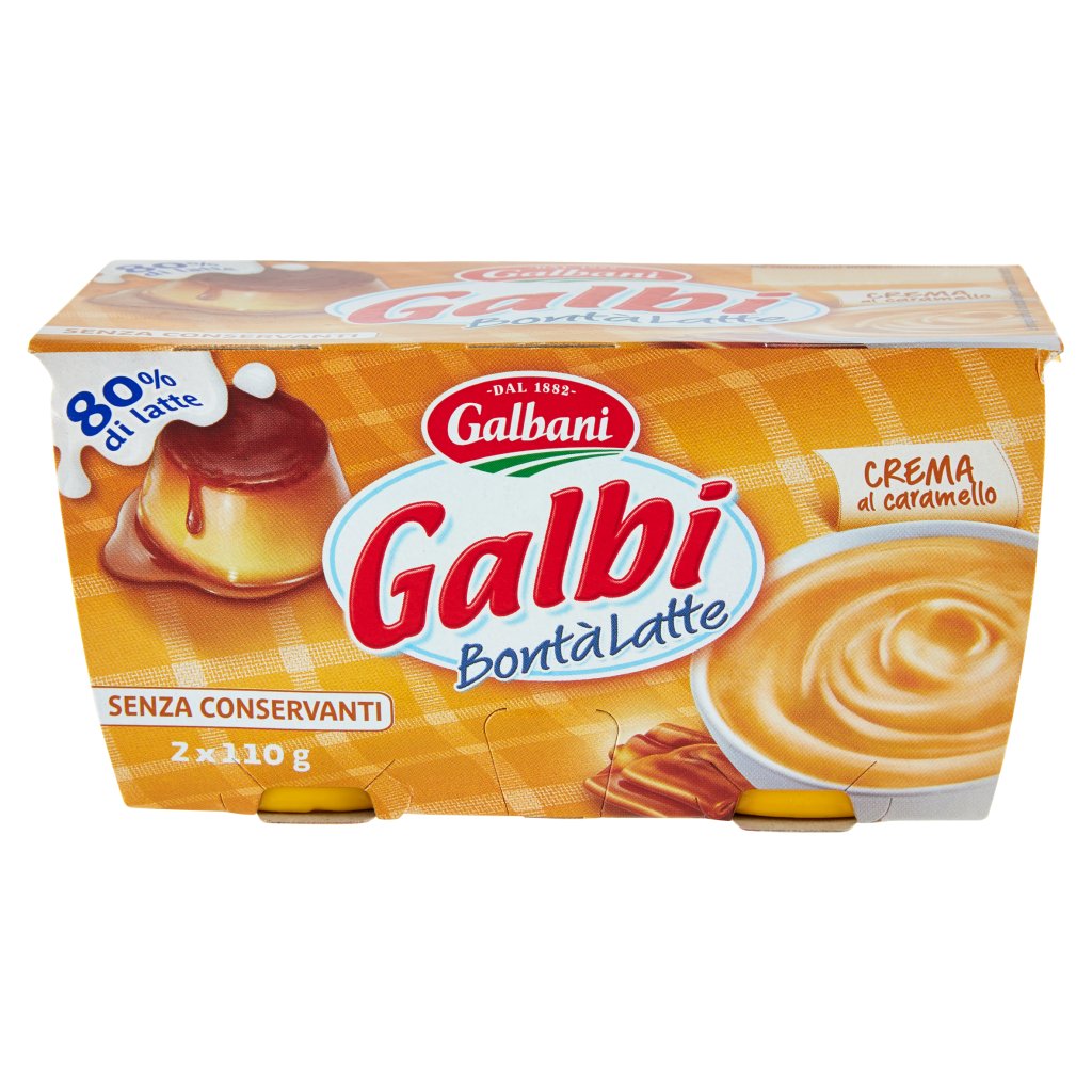 Galbani Galbi Bontàlatte Crema al Caramello 2 x 110 g