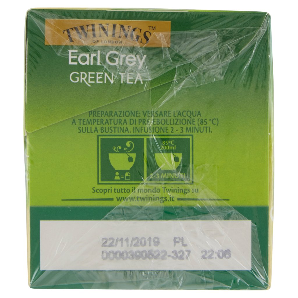 Twinings Earl Grey Green Tea 20 x 2 g