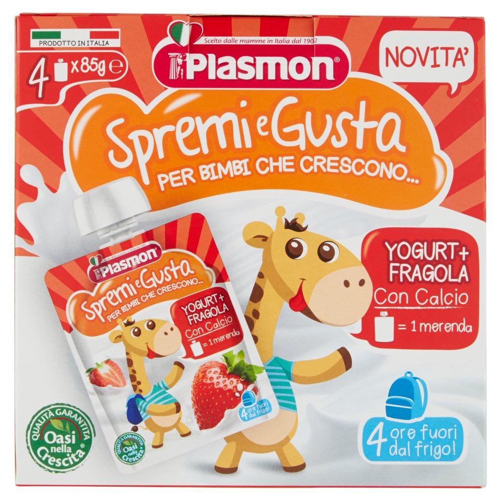 Plasmon Spremi e Gusta Yogurt + Fragola