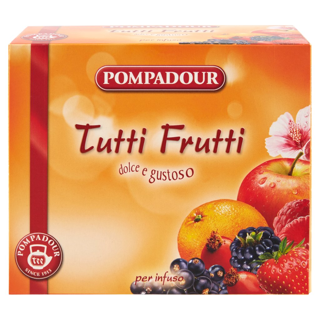 Pompadour Tutti Frutti 40 x 3 g