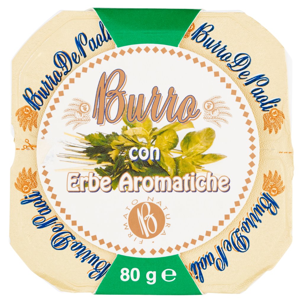 Burro De Paoli Burro con Erbe Aromatiche 4 x 20 g