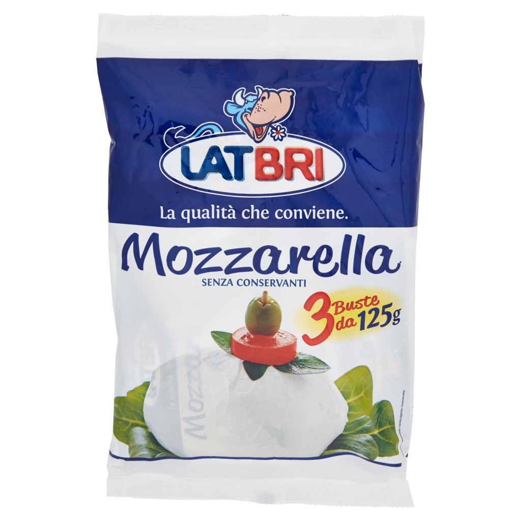 Latbri Mozzarella 3 x 125 g