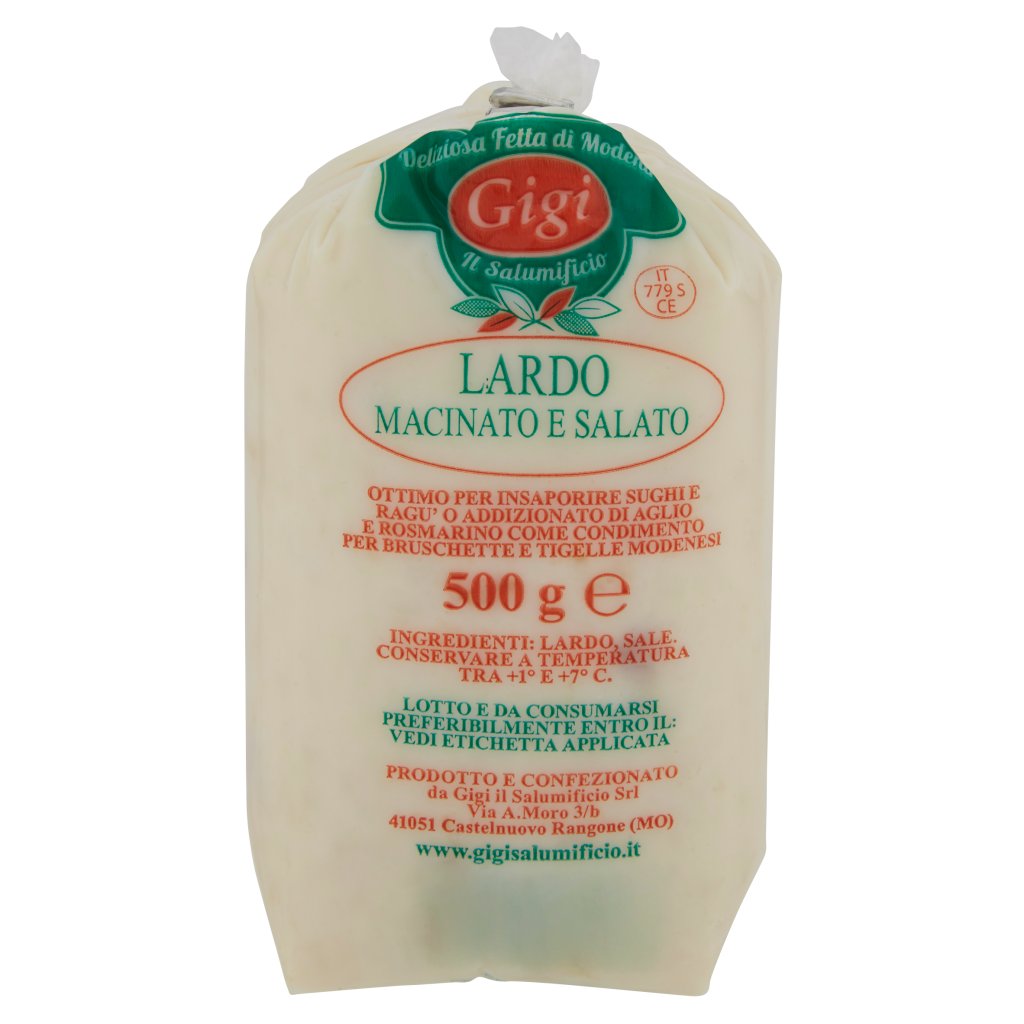Gigi Lardo Macinato e Salato