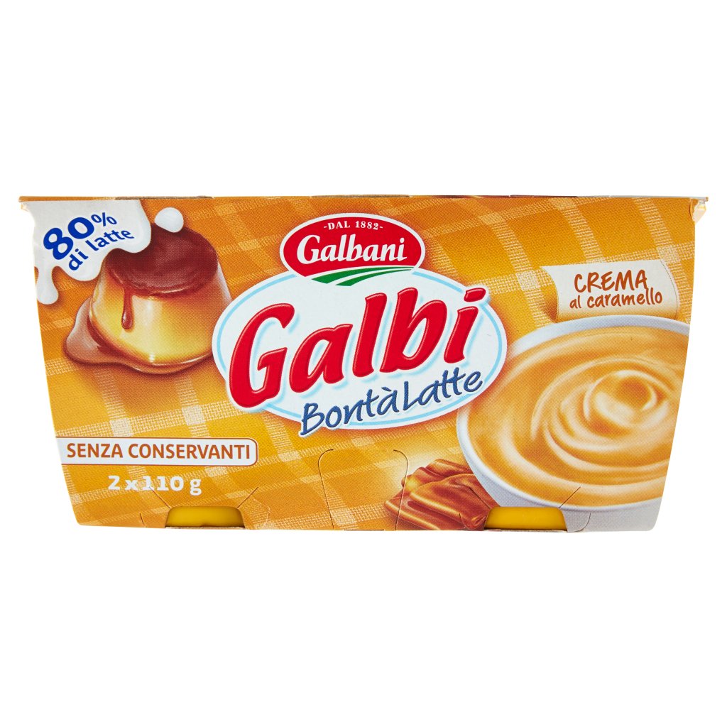 Galbani Galbi Bontàlatte Crema al Caramello 2 x 110 g