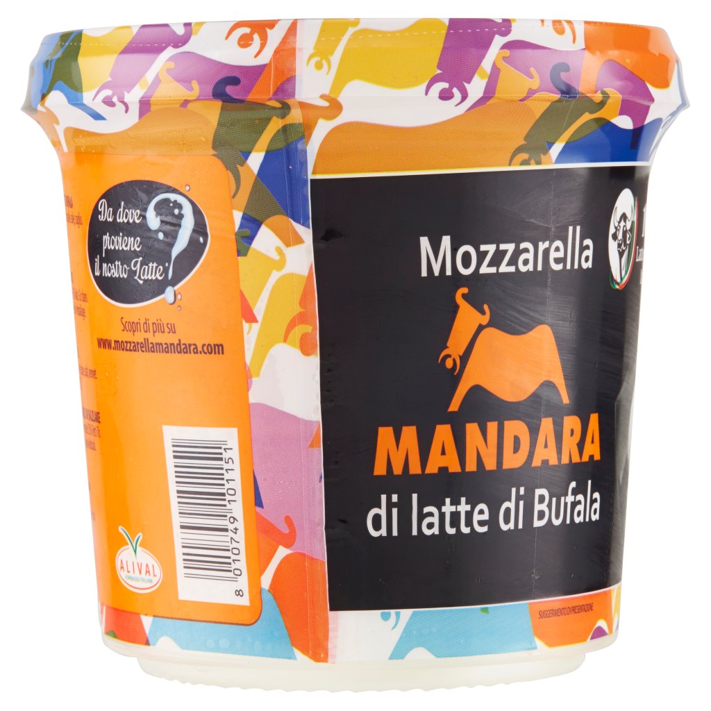 Mandara Mozzarella di Latte di Bufala Bocconcini 500 g Vasetto