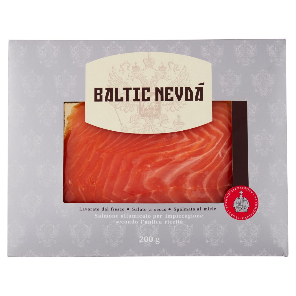 Baltic Nevdá Salmone Affumicato per Impiccagione 200 g