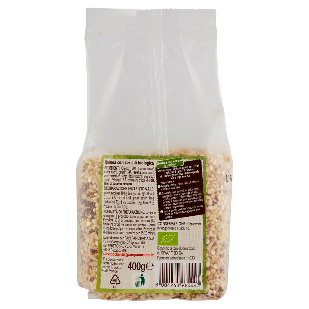 Bio Pam Panorama Quinoa con Cereali